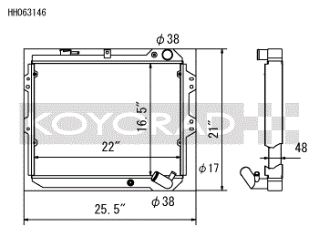 Koyo 83-85 Mazda RX-7 fits 1.1/1.3L MT (Includes GSL-SE Trim)