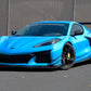 Chevrolet Corvette C8 Z06/ E Ray/ ZR1 Carbon Fiber Side Rocker Extensions/ Side Skirts