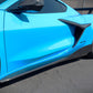 Chevrolet Corvette C8 Z06/ E Ray/ ZR1 Carbon Fiber Side Rocker Extensions/ Side Skirts