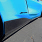 Chevrolet Corvette C8 Z06/ E Ray/ ZR1 Carbon Fiber Side Rocker Extensions/ Side Skirts
