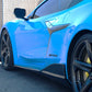 Chevrolet Corvette C8 Z06/ E Ray/ ZR1 Carbon Fiber Side Rocker Extensions/ Side Skirts