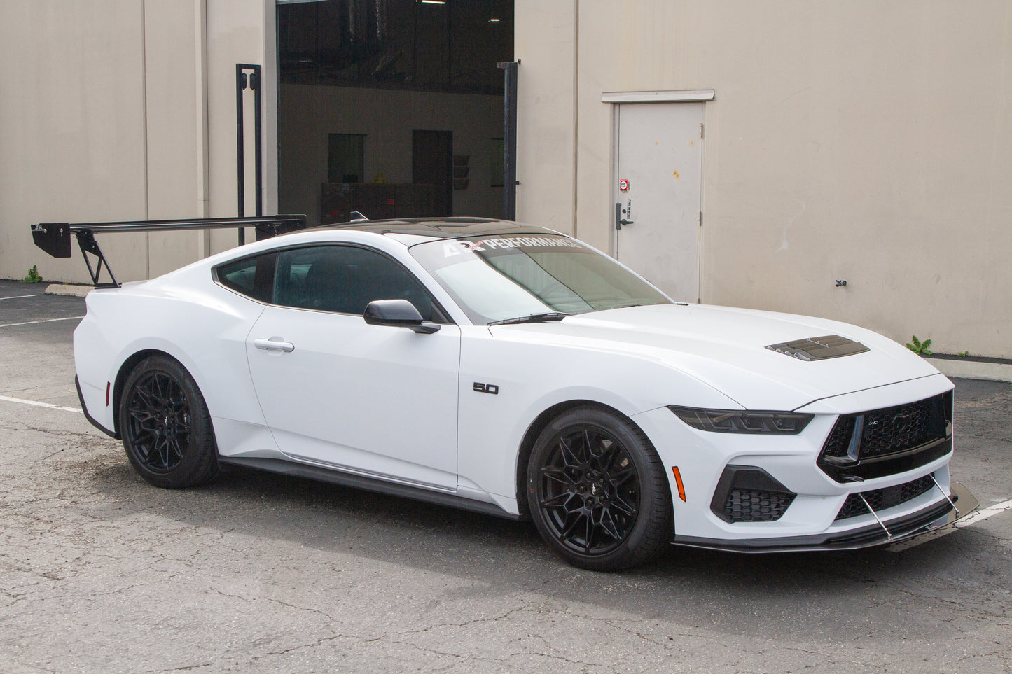 Ford Mustang S650 GT250 Carbon Fiber Adjustable Wing 2024 - Current