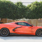 Chevrolet Corvette C8 Carbon Fiber Side Rocker Extensions/ Side Skirt
