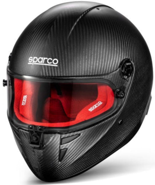 Sparco Stealth Carbon Fiber Karting Helmet | FIA 8878-2024