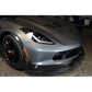 Chevrolet Corvette C7 Z06 Carbon Fiber Front Bumper Canards and Spats