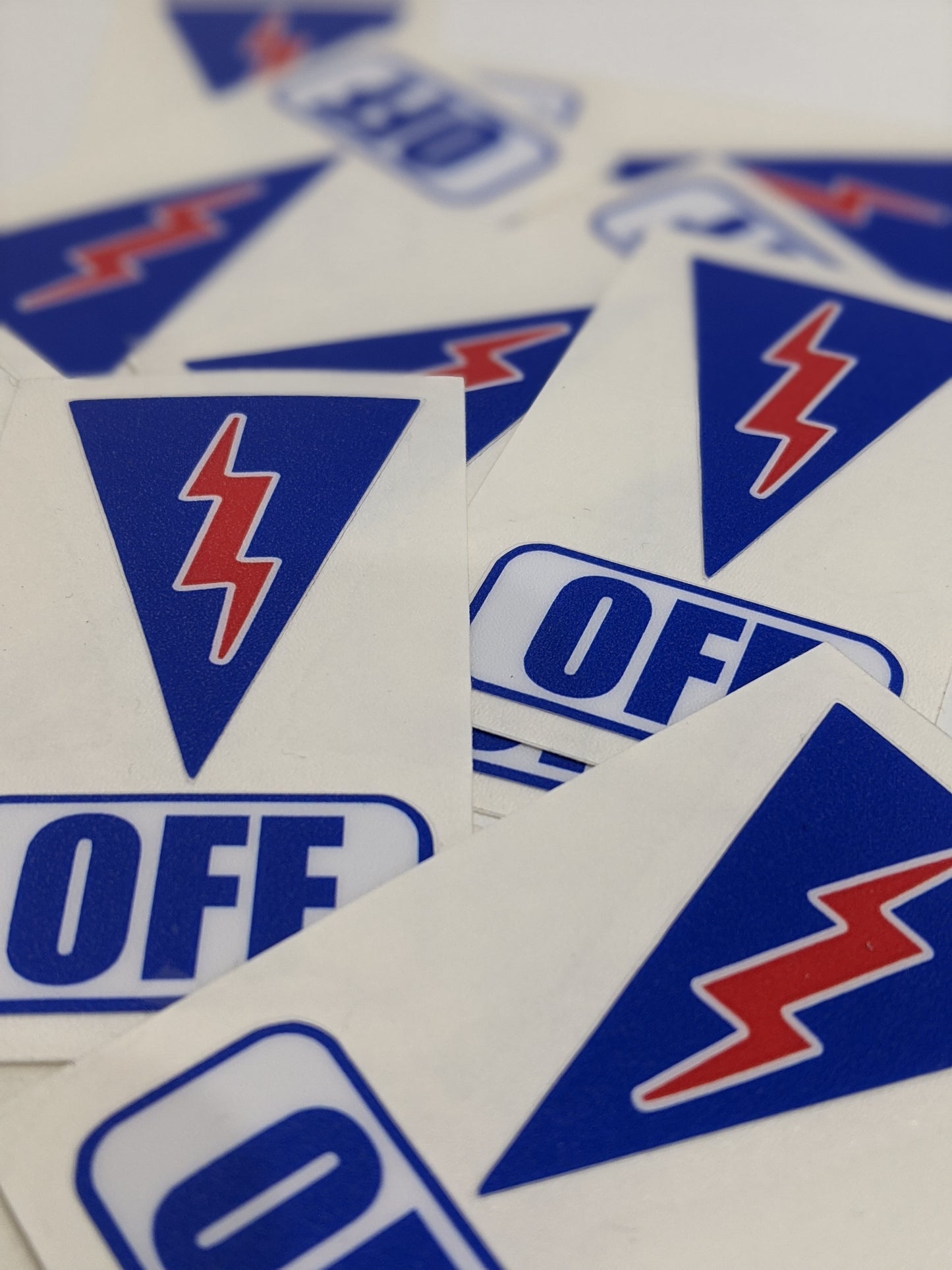 Safety Cut Off Switch Sticker