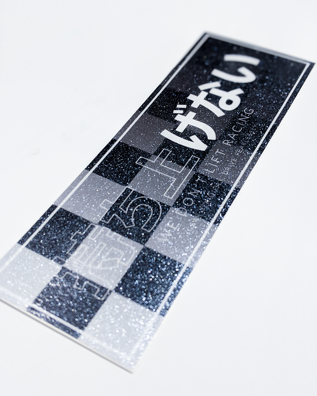 We Don't Lift Checkered