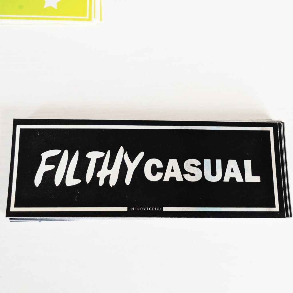 Filthy Casual Sticker