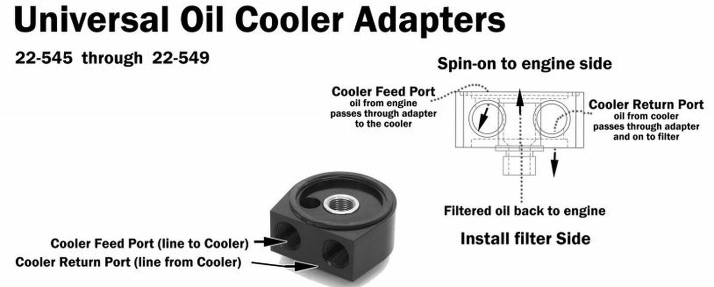 Canton Racing Oil Cooler Adapter