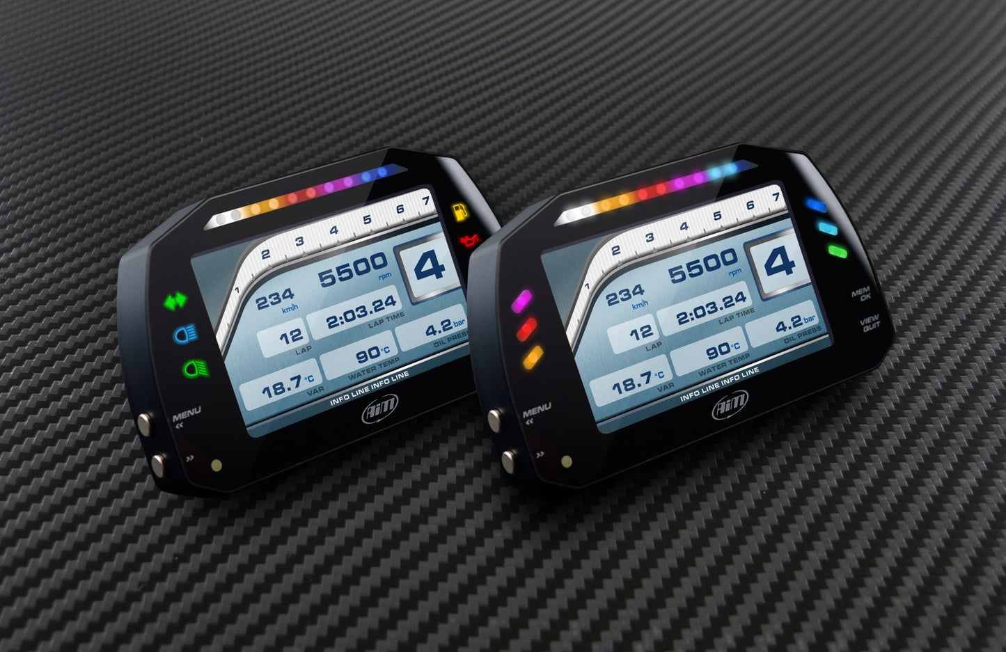 AIM MXG 1.3 Strada 7" Dash