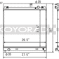 Koyo 04-13 Nissan Titan/Armada/QX56 5.6L V8 (Req. Trans Cooler) Radiator