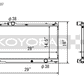 Koyo 06-13 Lexus IS250/IS350 2.5L/3.5L (6MT/AT) Radiator