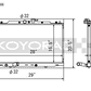 Koyo 04-08 Acura TSX 2.4L (MT) Racing Radiator - 25MM CORE