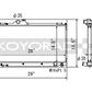 Koyo 01-05 Lexus IS300 (MT) Radiator