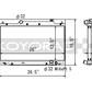 Koyo 02-05 Honda Civic Si 2.0L EP3 (MT) Radiator