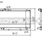 Koyo 89-92 Toyota Cressida 3.0L I6 (MT)