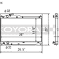 Koyo 00-09 Honda S2000 2.0/2.2L (MT) Radiator