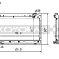 Koyo 04-08 Subaru Forester XT 2.5L Turbo (MT) Radiator