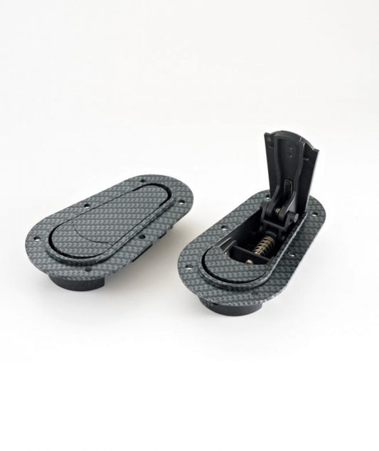 AeroCatch 125 Series Carbon Fiber look Non-Locking Hood Pins