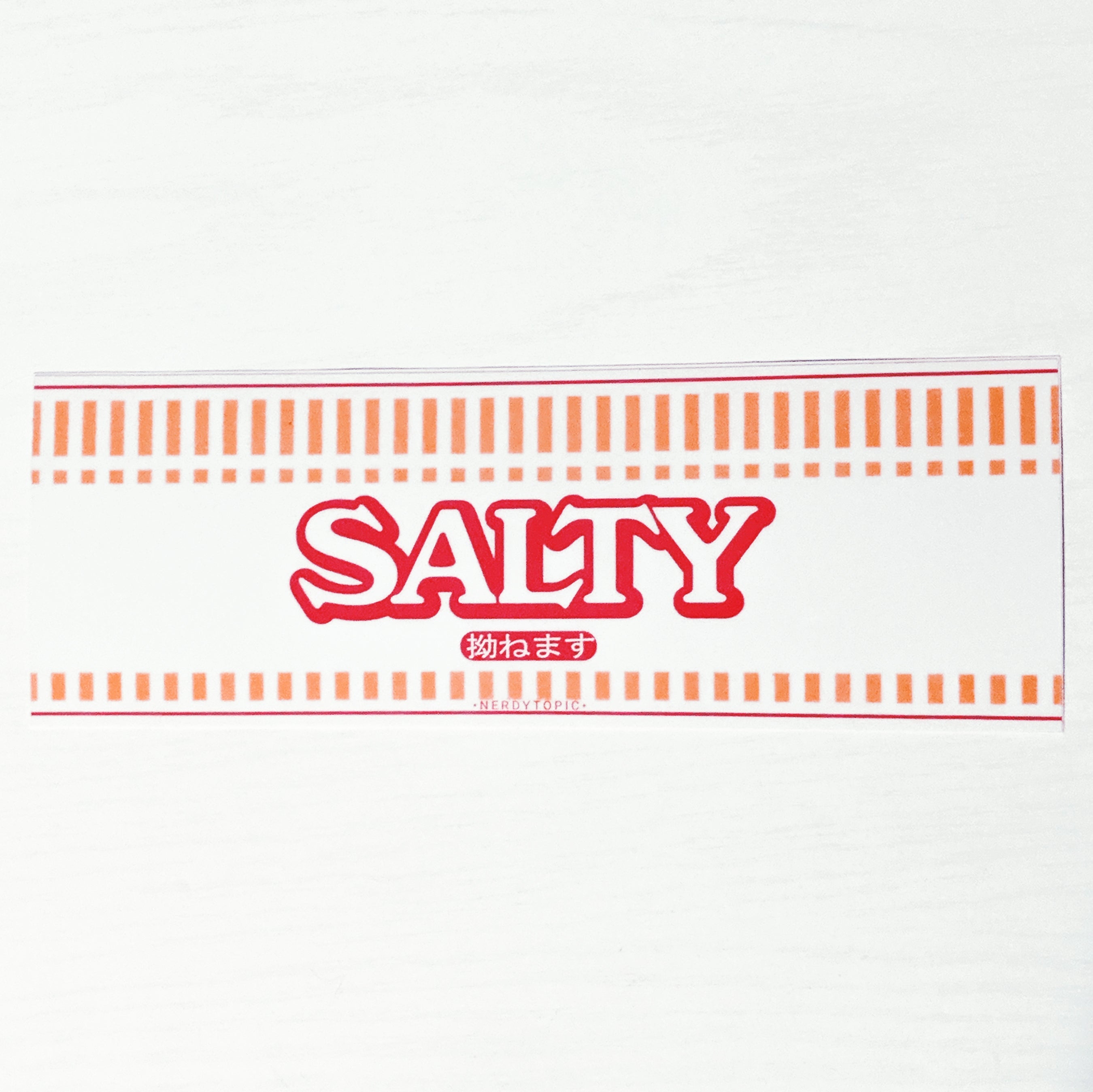 Salty [Low Salt] Sticker – We Don't Lift Racing